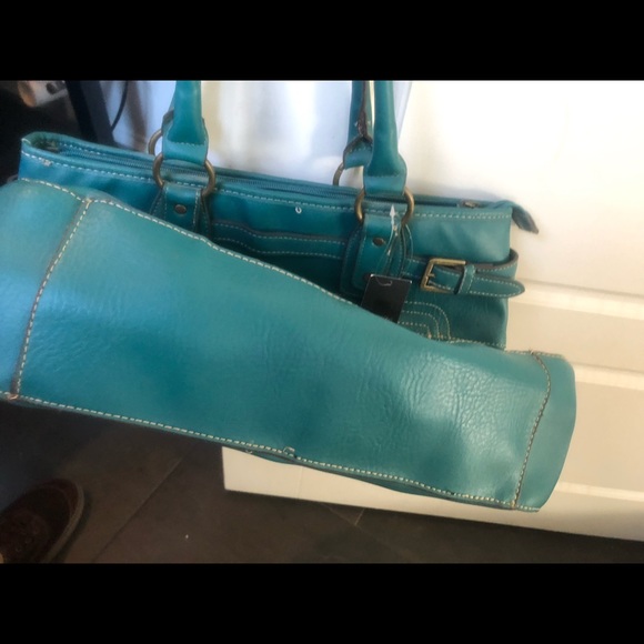 Mossimo Hand Bag Turquoise NWT - Picture 8 of 8